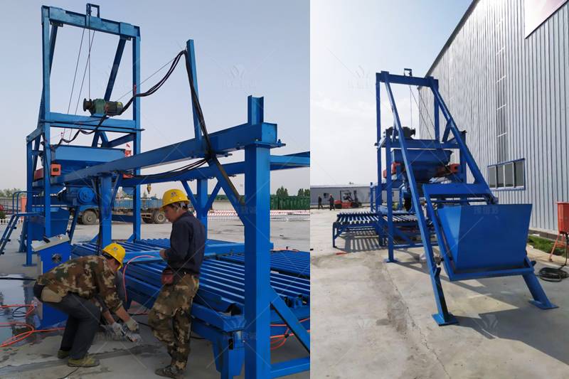 邊溝蓋板預制件生產線設備3