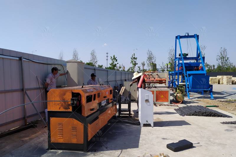 信陽高鐵護坡磚生產(chǎn)線及配套鋼筋設(shè)備